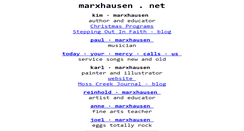 Desktop Screenshot of marxhausen.net