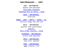 Tablet Screenshot of marxhausen.net